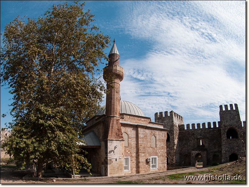 Mamure-Kalesi in Kilikien - Moschee im nördlichen Burghof