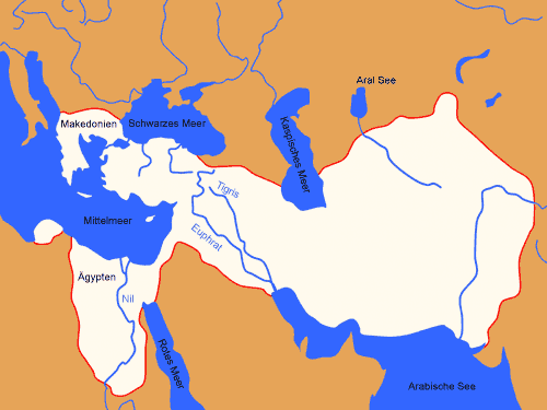 das Reich von "Alexander dem Großen"