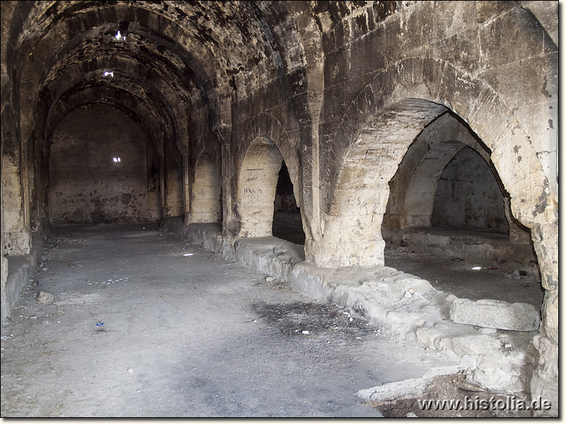 Karawanserei Çardak-Han in Phrygien - Eines der 5 Gewölbeabschnitte der Karawanserei