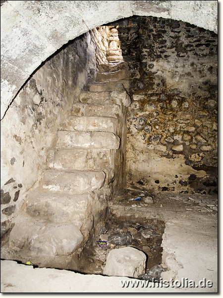 Karawanserei Çardak-Han in Phrygien - Treppenaufgang zum Dach der Karawanserei