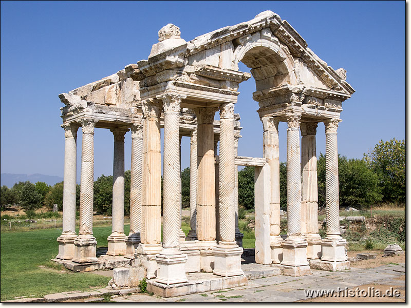 Aphrodisias in Karien - Das Tetrapylon von Aphrodisias