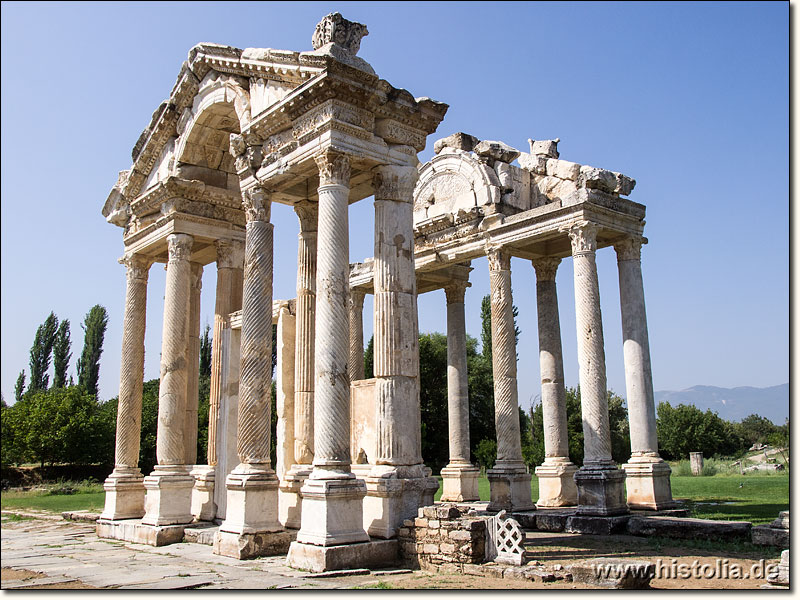 Aphrodisias in Karien - Das Tetrapylon von Aphrodisias