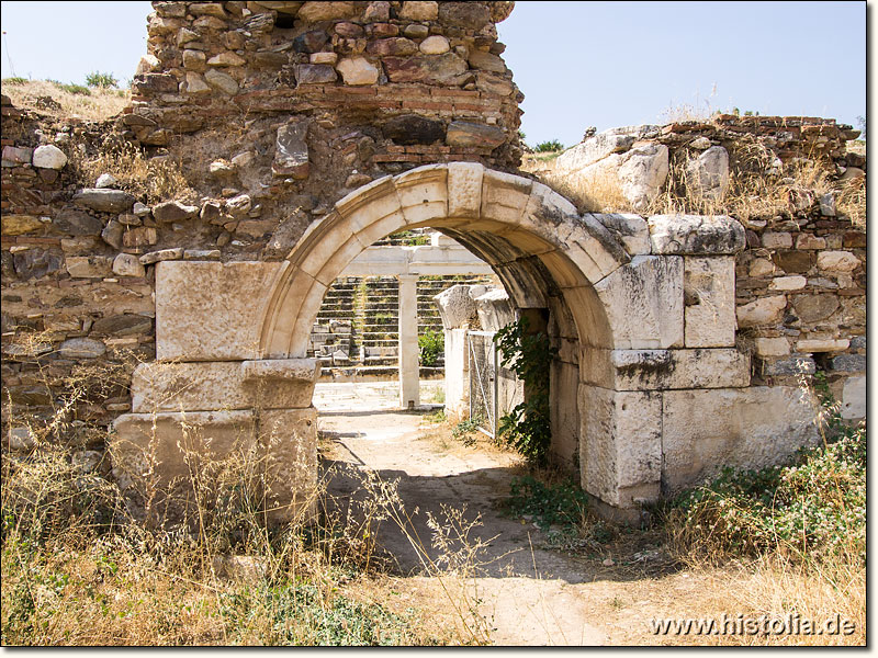 Aphrodisias in Karien - Hinterer Eingang in das Bühnenhaus des großen Theaters von Aphrodisias