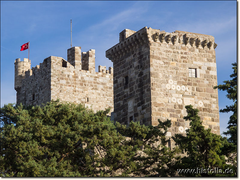 Halikarnassos in Karien - Die Türme der Burg 'St.Peter'