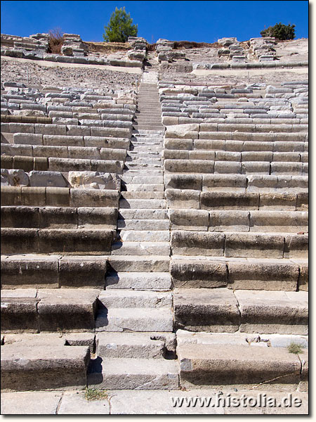 Halikarnassos in Karien - Ein Treppenaufgang im antiken Theater von Halikarnassos