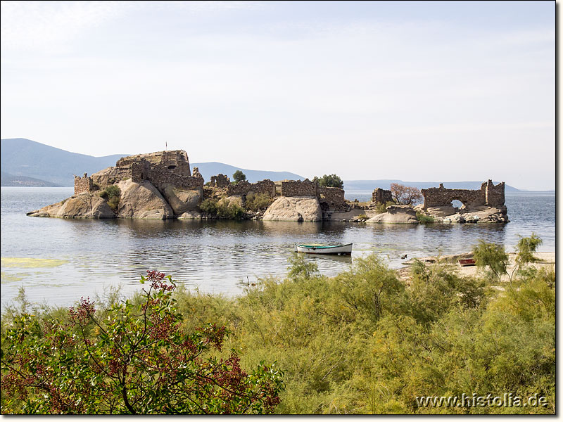 Herakleia Latmos in Karien - Vorgelagerte kleine Insel mit einer byzantinischen Klosteranlage
