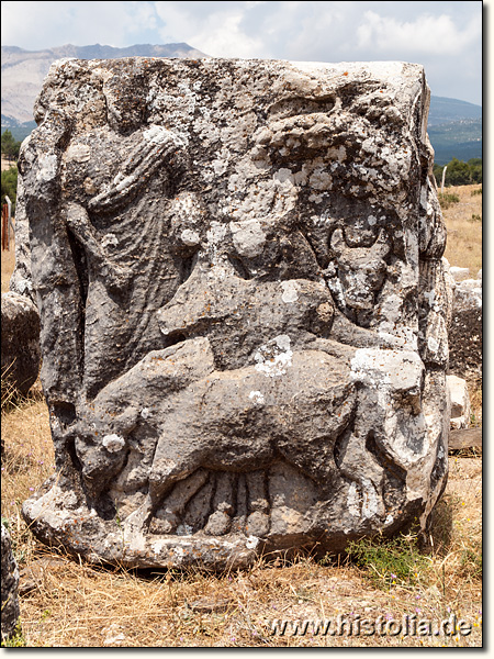 Herakleia Salbake in Karien - Relief aus dem Heroon von Herakleia Salbake