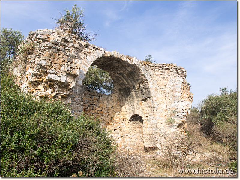Iassos in Karien - Grabhaus nahe der östlichen Stadtmauer auf der Ostseite der Halbinsel von Iassos
