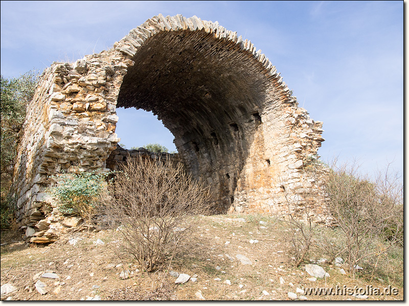 Iassos in Karien - Grabhaus nahe der östlichen Stadtmauer auf der Ostseite der Halbinsel von Iassos