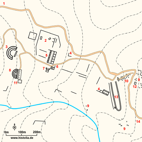 Gebietskarte von Kibyra in Karien