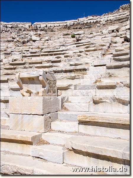 Knidos in Karien - Sitz- und Treppenstufen im 'unteren' Theater von Knidos