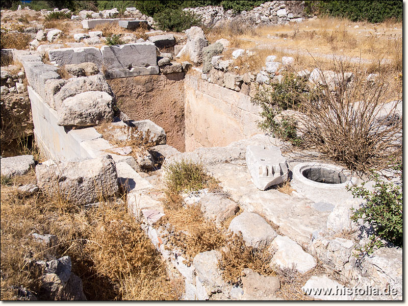 Knidos in Karien - Große Zisterne im Stadtgebiet von Knidos