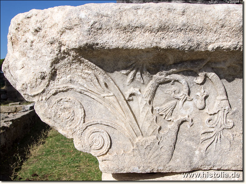 Labranda in Karien - Eine verziertes Architekturfragment aus Labranda