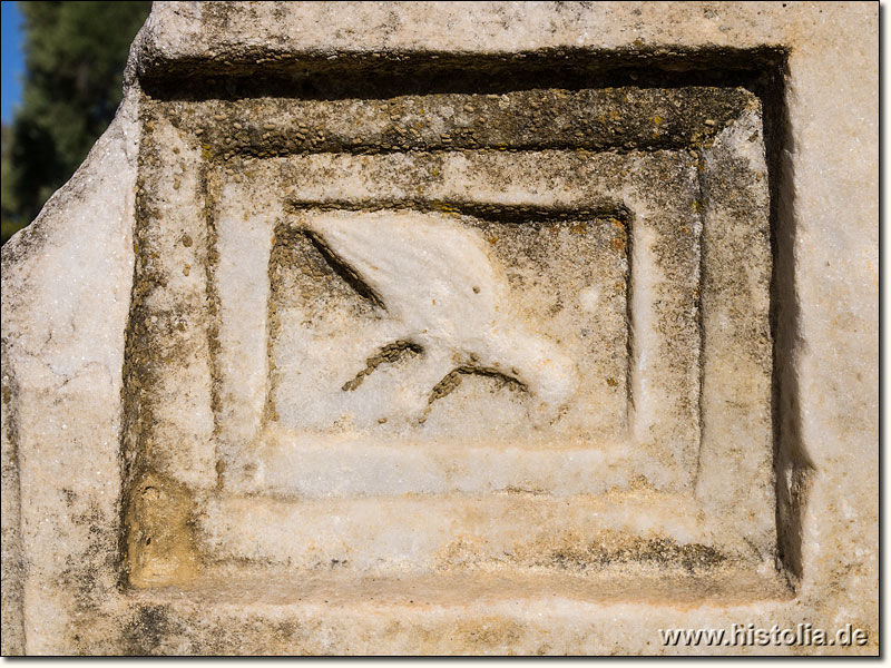 Lagina in Karien - Verzierung einer Deckenkasette des Hekate-Tempels von Lagina