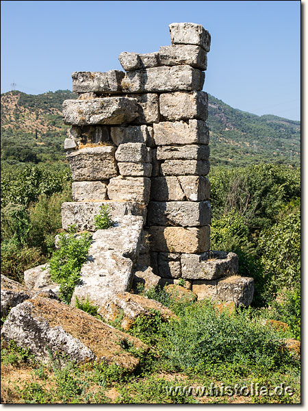 Magnesia in Karien - Mauerreste der großen Bädern von Magnesia