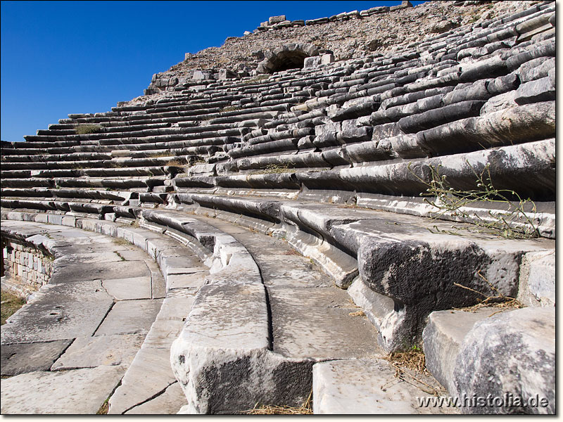 Milet in Karien - Sitz- und Treppenstufen im antiken Theater von Milet