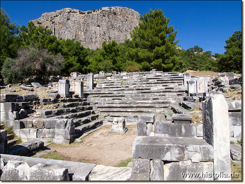 Priene in Karien - Das 'eckige' Bouleuterion von Priene