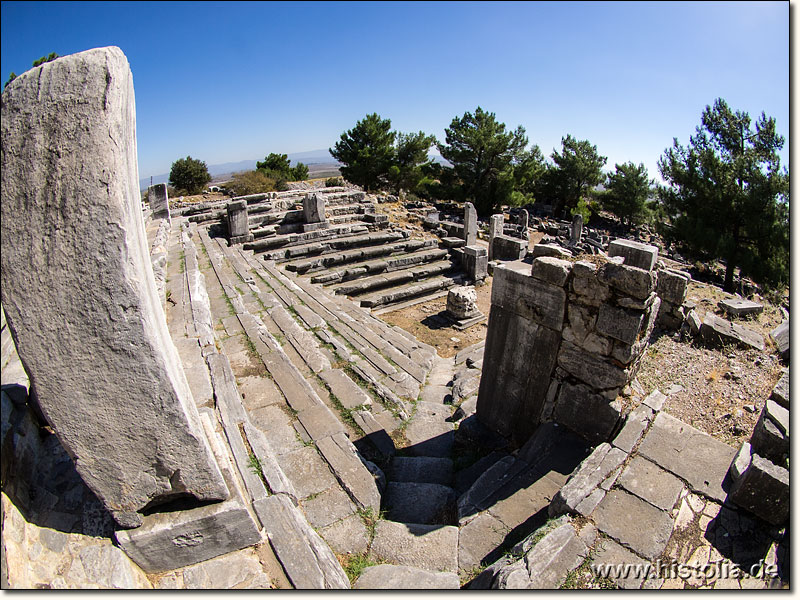 Priene in Karien - Das 'eckige' Bouleuterion von Priene