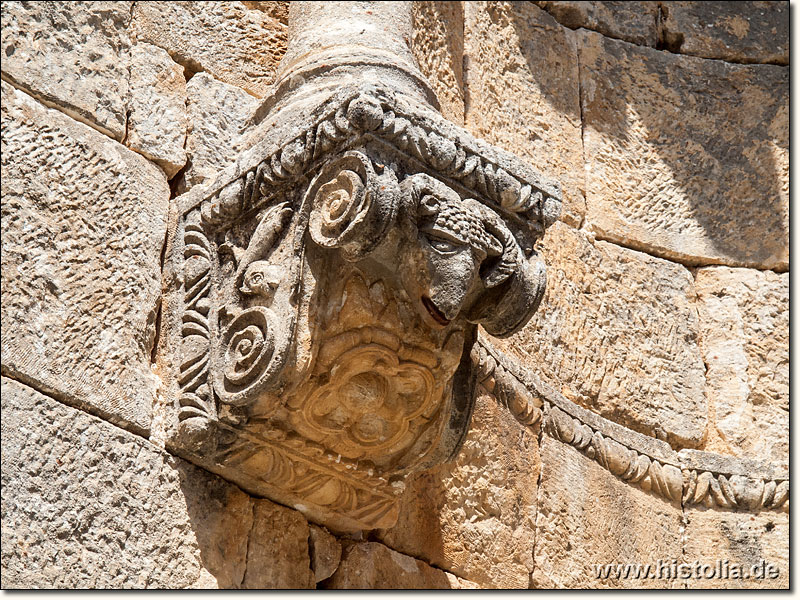 Alahan in Kilikien - Architekturdetail aus der Hauptkirche von Alahan