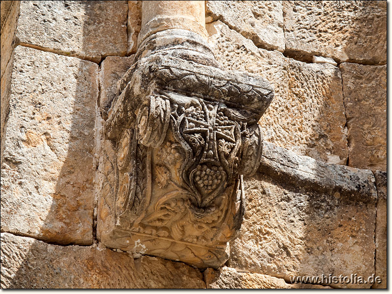 Alahan in Kilikien - Architekturdetail aus der Hauptkirche von Alahan