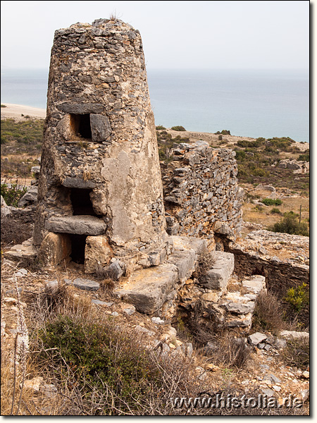 Anemurion in Kilikien - Kegelförmiges Grabmal in der Hauptnekropole von Anemurion