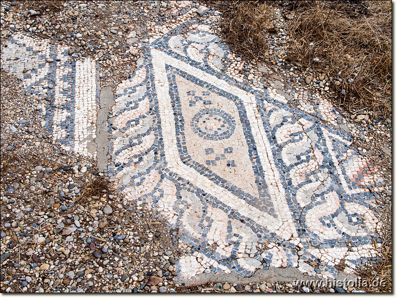 Anemurion in Kilikien - Bodenmosaik auf der Palästra