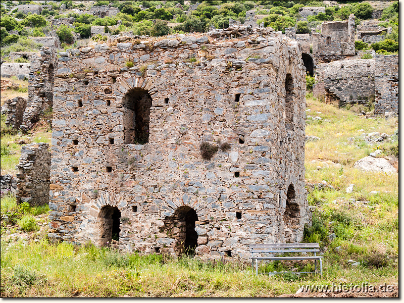 Anemurion in Kilikien - zweistöckiger Grabbau in der Nekropole