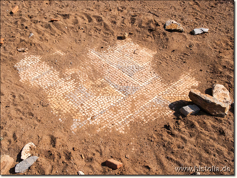 Antiochia ad Cragum in Kilikien - Bodenmosaik auf der Agora