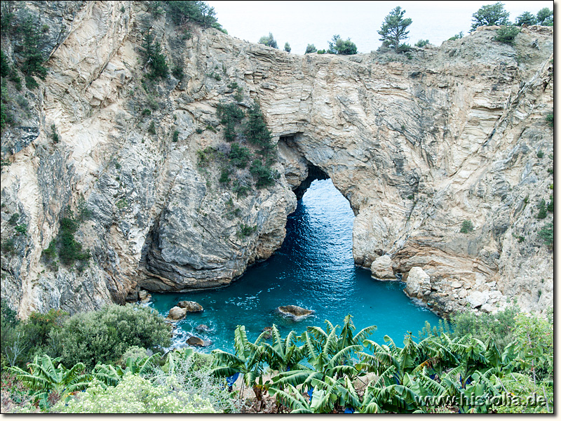 Antiochia ad Cragum in Kilikien - Die 'Piratenhöhle'