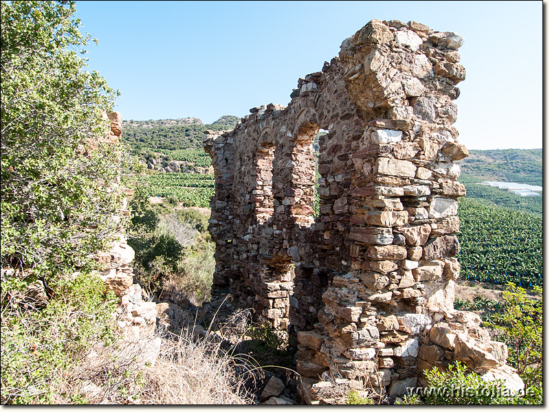 Nephelis in Kilikien - Ostmauer einer kleinen Basilika
