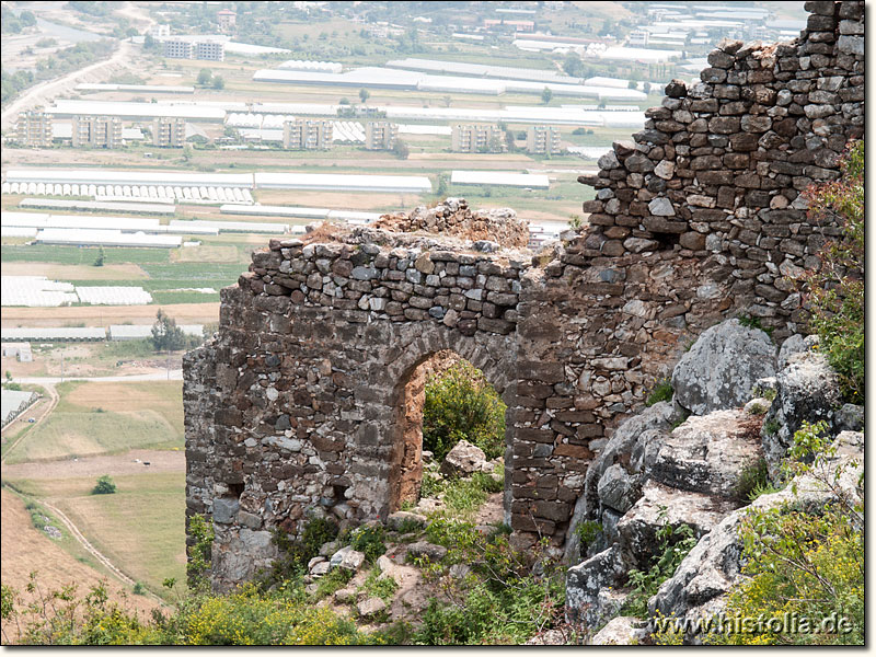 Selinus in Kilikien - Zugang zur Akropolis, aussen