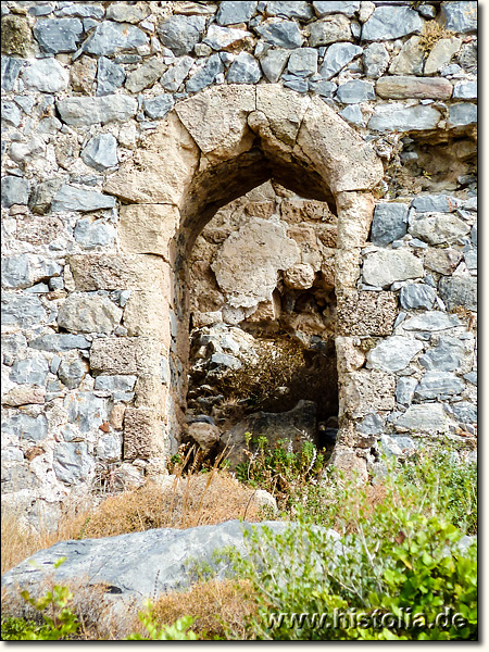 Softa-Kalesi in Kilikien - Eingang zur Zitadelle auf der Nord/West-Seite