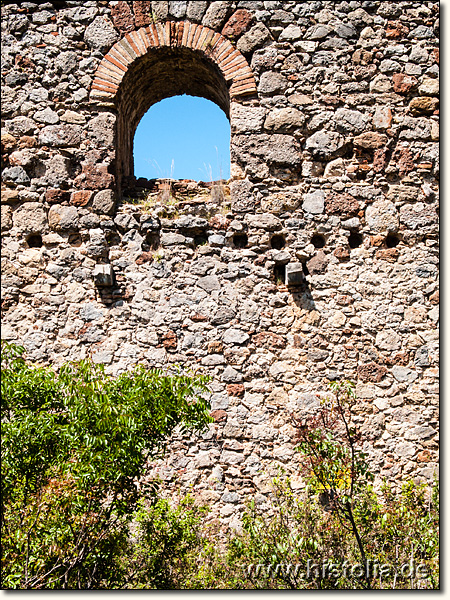 Syedra in Kilikien - Fenster in den Bädern