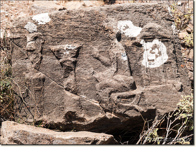 Titiopolis in Kilikien - Relief aus der Nekropole auf dem Sattel zwischen Berg und Stadthügel