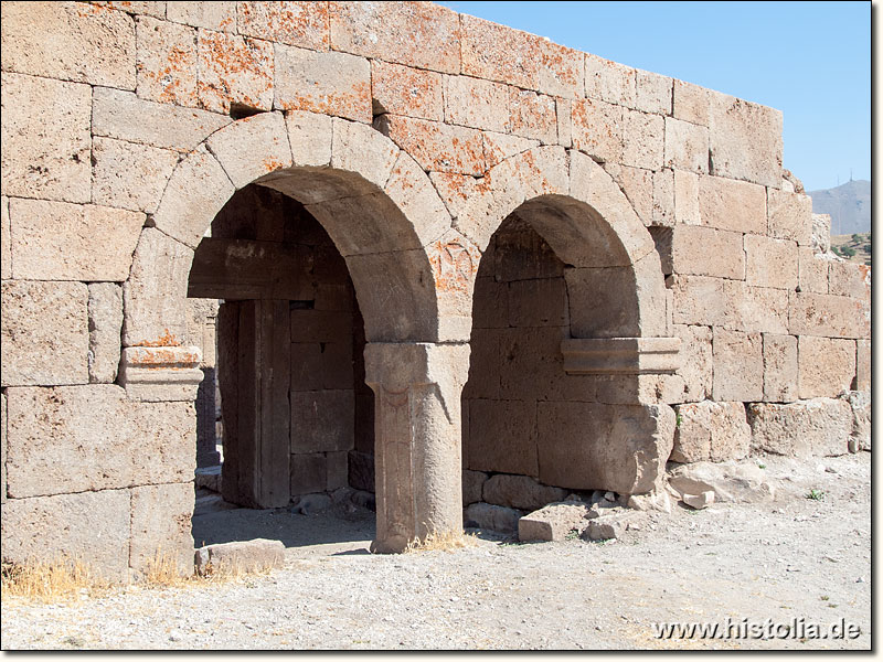 Barata in Lykaonien - Eingangsbereich und Narthex von Basilika 3 von Barata