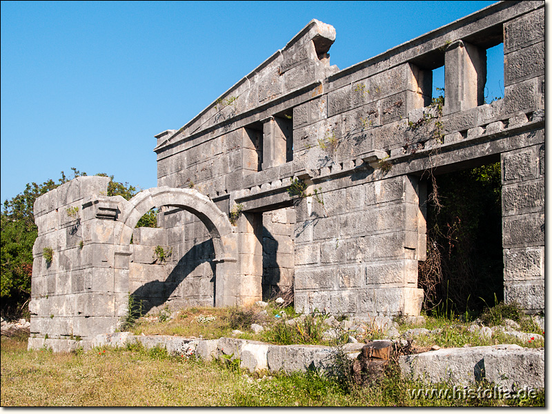 Andriake in Lykien - Wärterhaus auf der linken Seite des Granariums