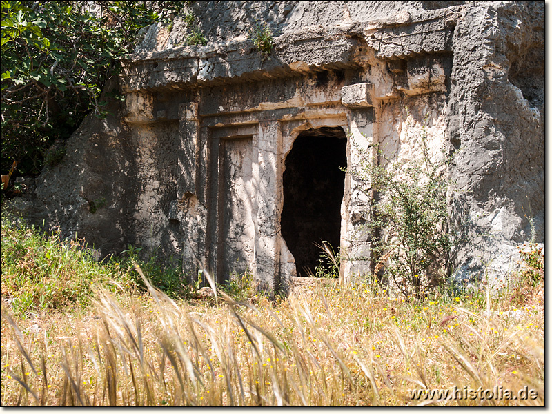 Antiphellos in Lykien - Lykisches Felsengrab