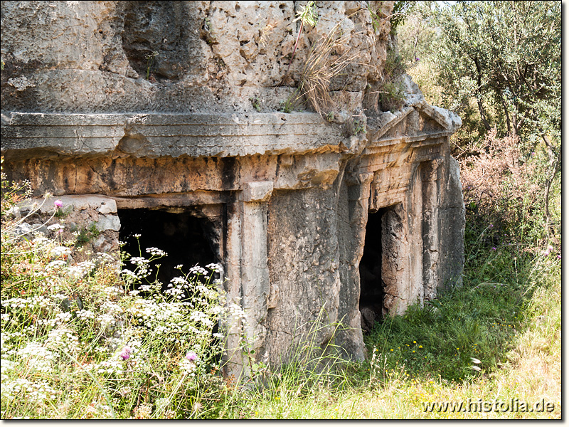 Antiphellos in Lykien - Lykische Felsengräber