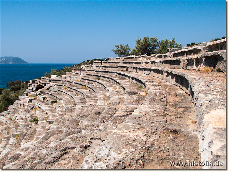 Antiphellos in Lykien - Das Theater von Antiphellos