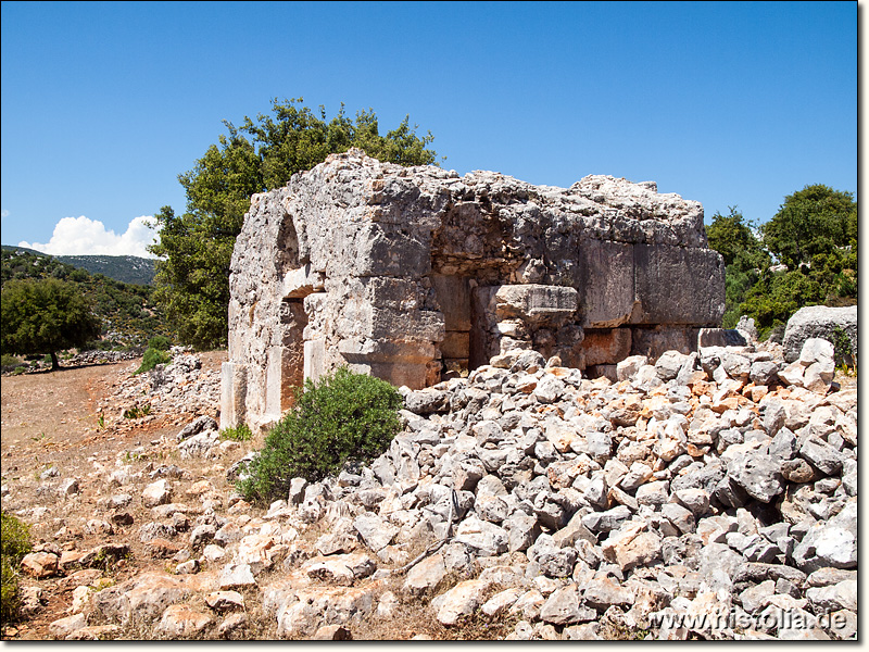 Apollonia in Lykien - Erst römisches Grabhaus, dann byzantinische Kapelle