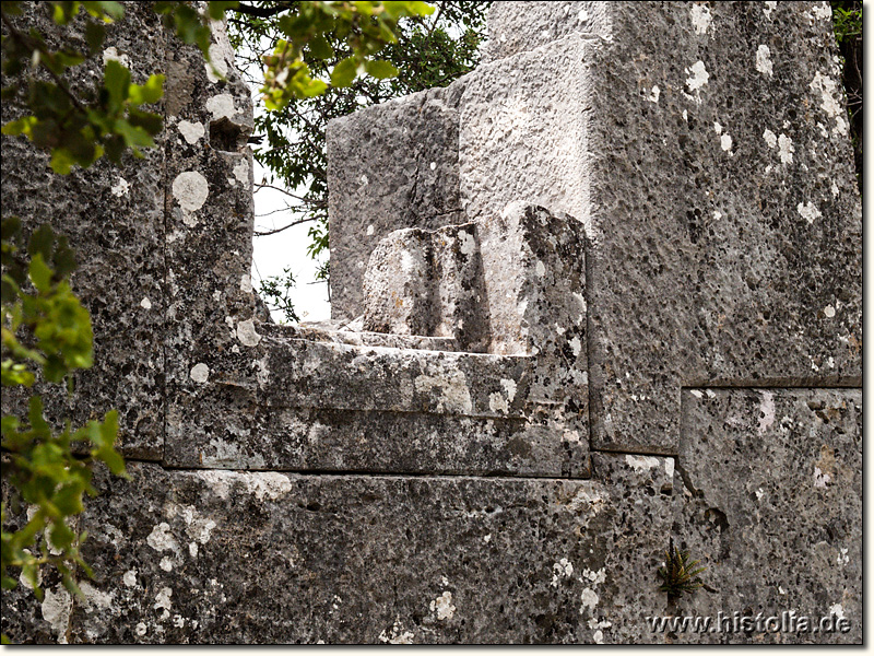 Apollonia in Lykien - 'Fensterrahmen' in einem Tempel