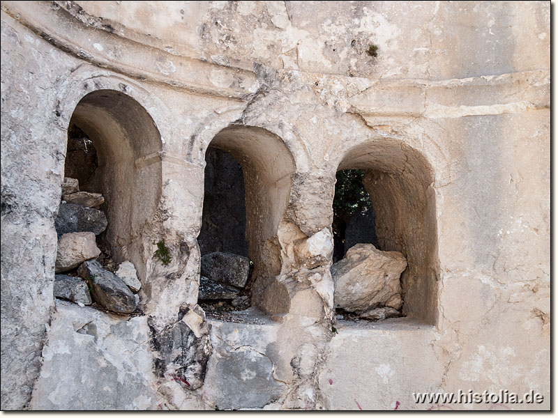 Arnabanda in Lykien - Fenster in der nach Osten zeigenden Haupt-Absis