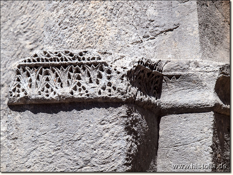 Arnabanda in Lykien - Unvollendete Verzierungsarbeiten in der Absis der Basilika