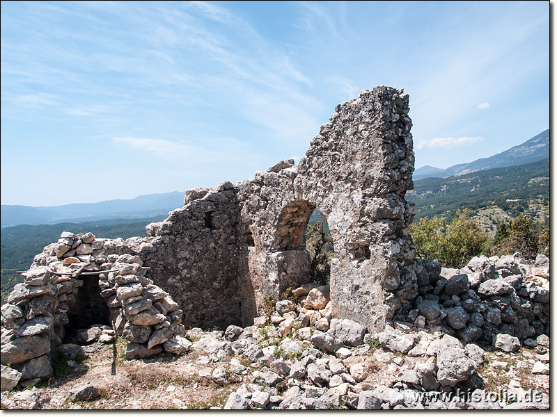 Arneai in Lykien - Reste einer Basilika in der West-Nekropole