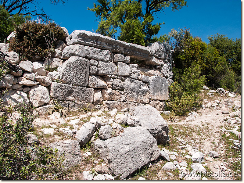 Arneai in Lykien - Teil der östlichen Stadtmauer