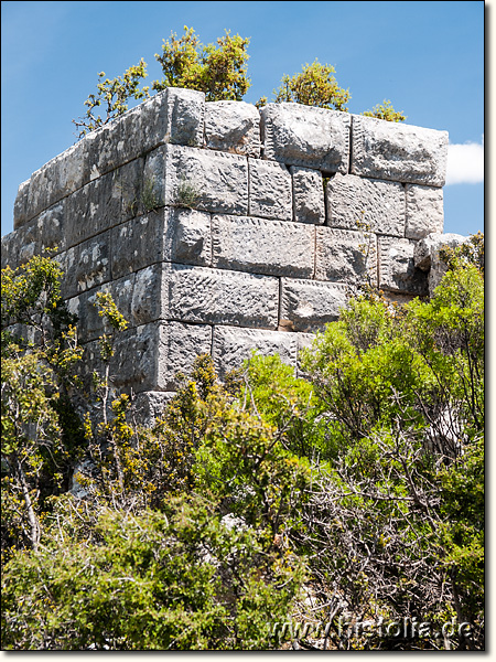 Arneai in Lykien - Turm in der nördlichen Stadtmauer