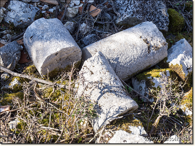 Belos in Lykien - Architekturfragmente aus der Basilika von Belos