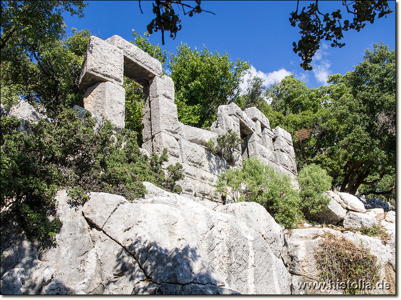 Belos in Lykien - Wohnraum am Osthang des Burgberges von Belos