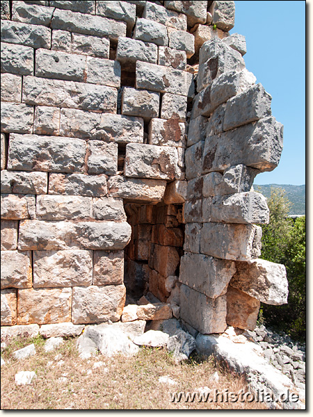 Ision in Lykien - Eingang zum nördlichen Wehrturm