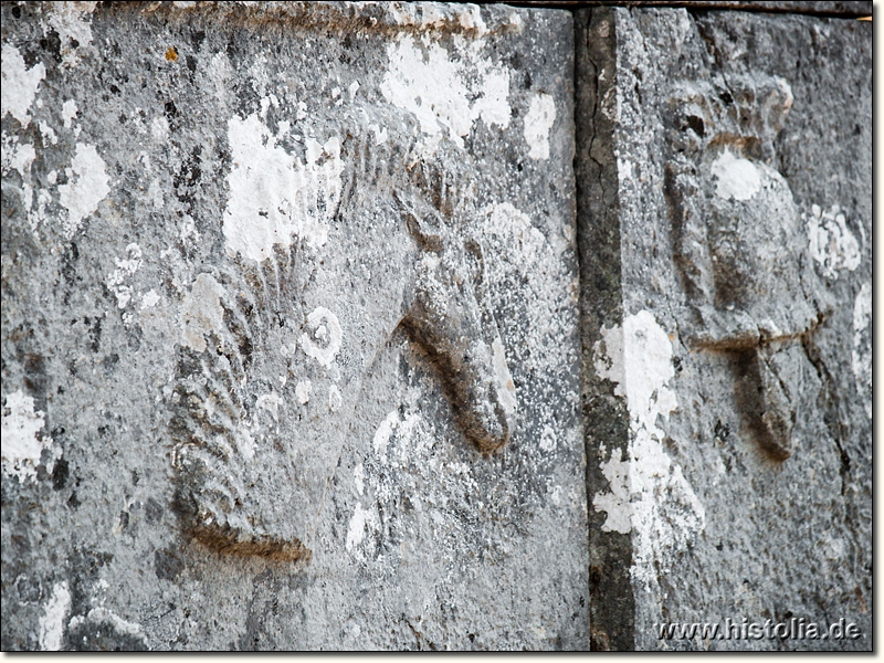 Kitanaura in Lykien - Relief am Mausoleum von Kitanaura
